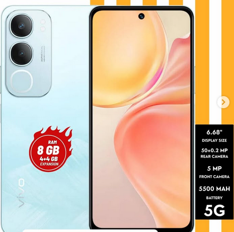 New phones Vivo Y19s 5G 128GB 8GB RAM latest smartphone Bahrain